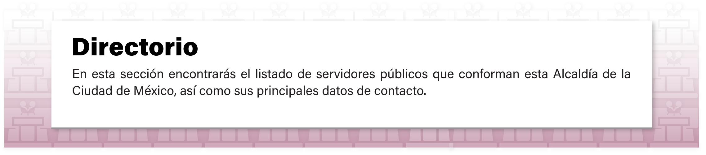 Cabecera directorio
